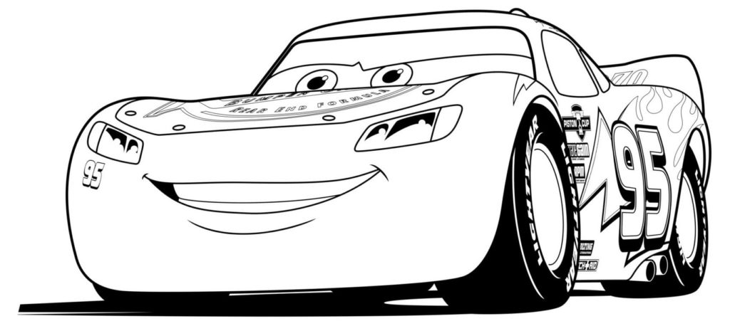 Lightning mcqueen coloring pages