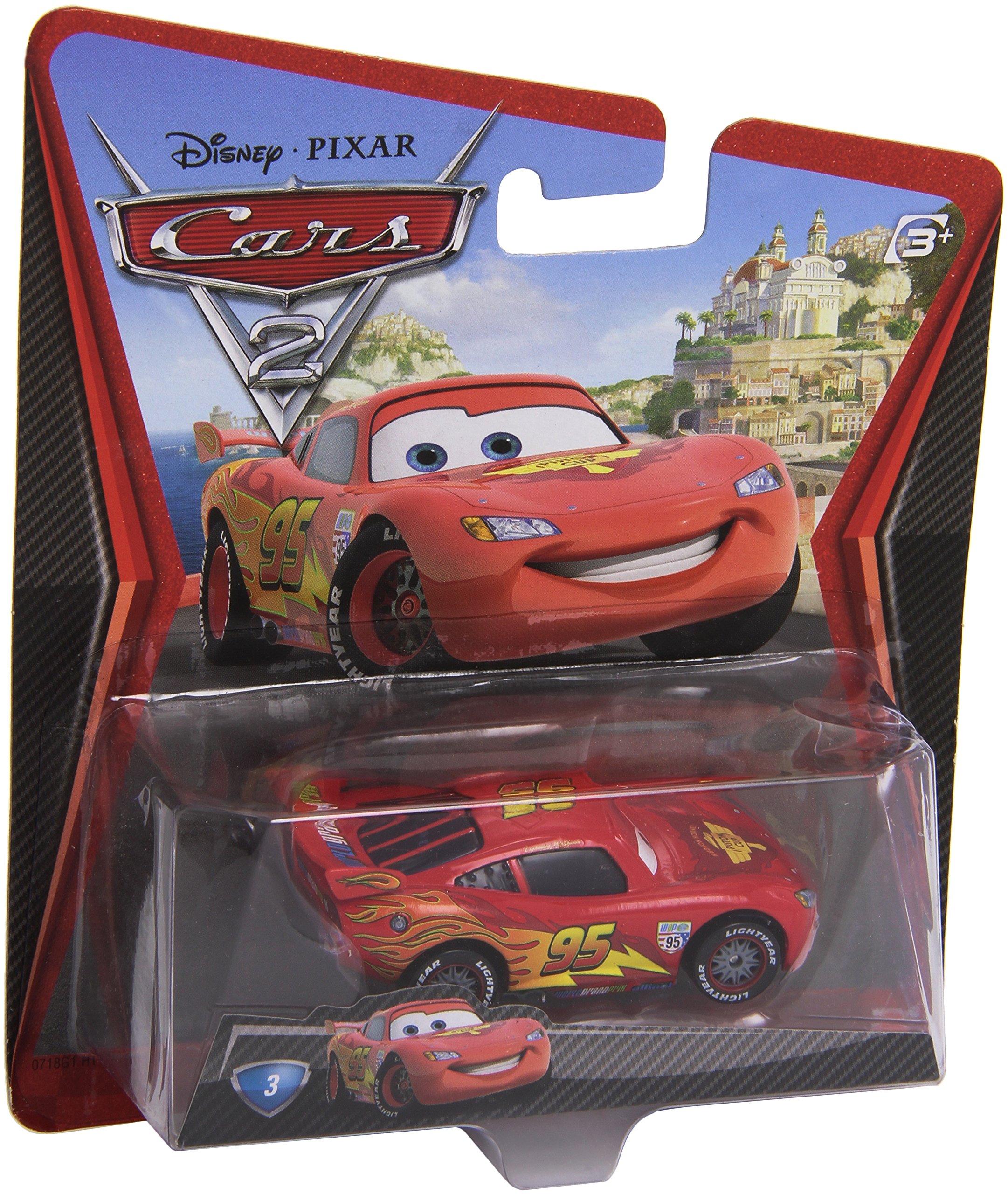 Disney cars lightng mcqueen for kid scale red toys games