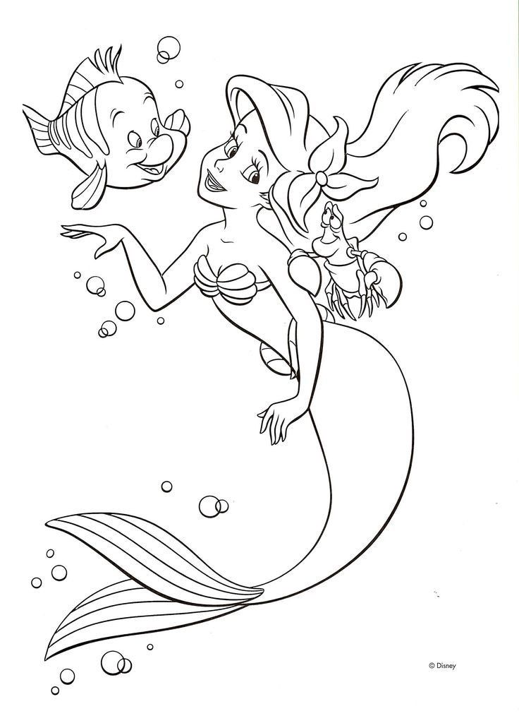 Coloring page and line t in disney princess coloring pages little mermaid drawings mermaid coloring pages