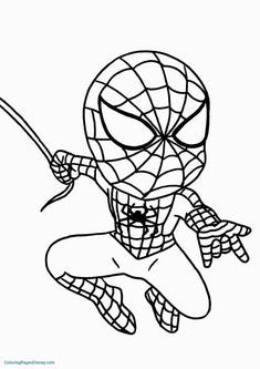 Batman coloring page spiderman coloring cartoon coloring pages superhero coloring pages