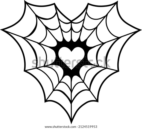 Heart spider web photos and images