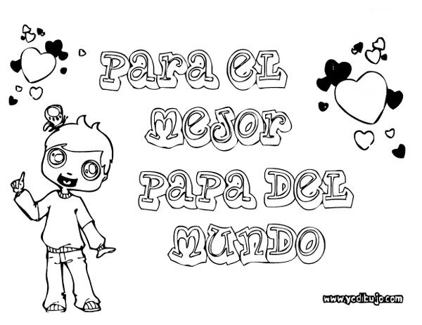 Dibujos para el dãa del padre para colorear e imprimir dibujos dia del padre feliz dãa del padre dia del padre