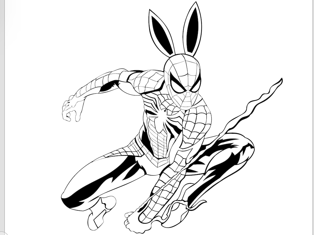 Spiderman png spiderman easter png easter coloring png spiderman jpeg easter png easter jpeg dibujo para colorear png