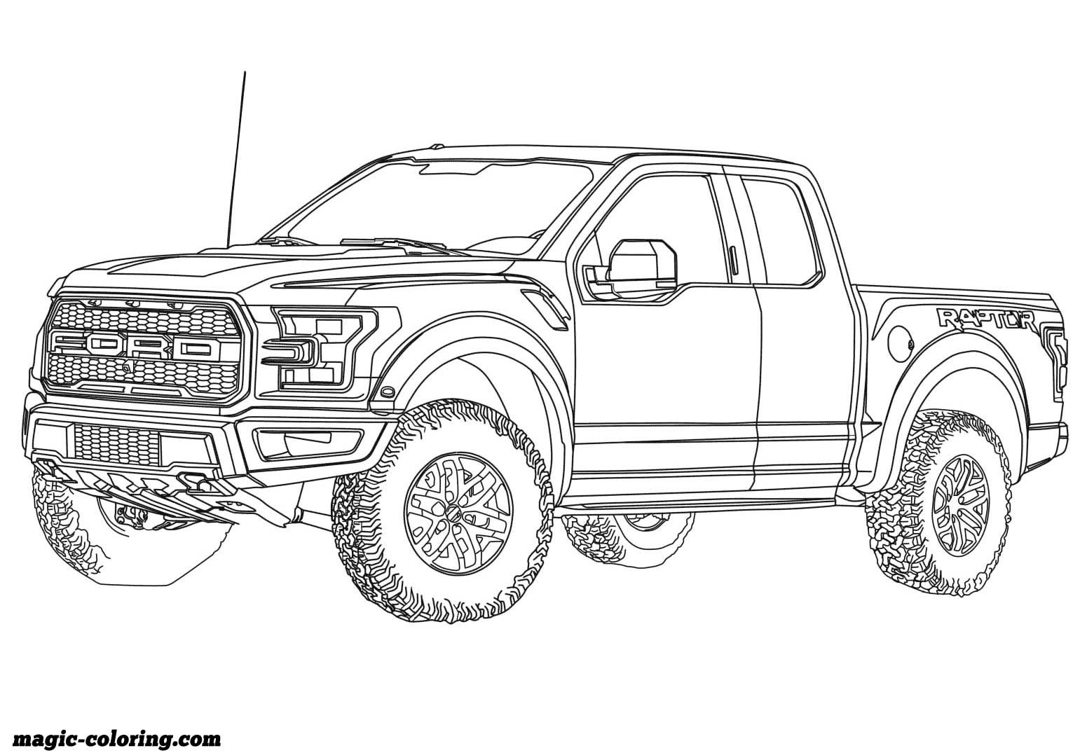 Ford f raptor coloring page truck coloring pages cs coloring pages ford raptor