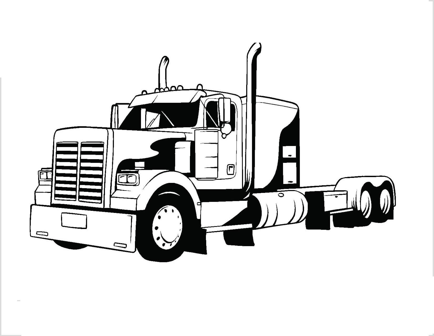 Truck coloring pages