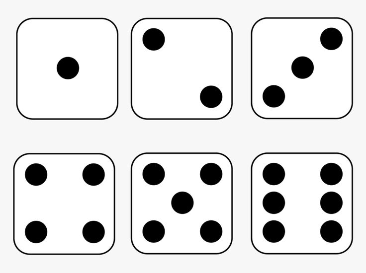 Dice number clipart picture black and white download