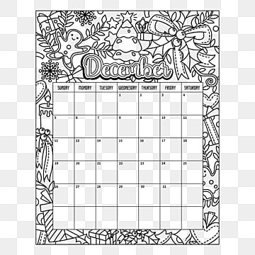 Coloring card calendar png transparent images free download vector files