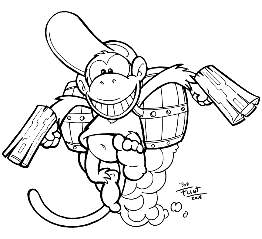 Diddy kong by flintofmother on