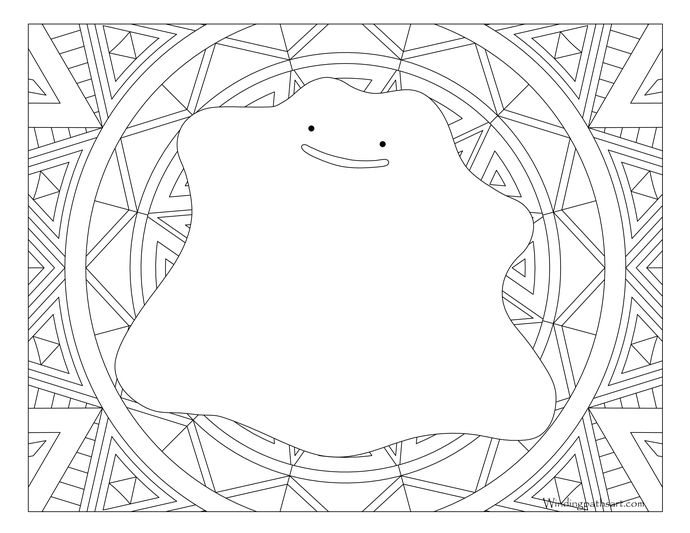 Ditto pokemon pokemon coloring pages pokemon coloring pokemon coloring sheets