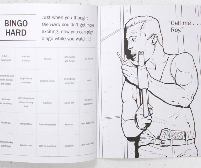 Die hard coloring book