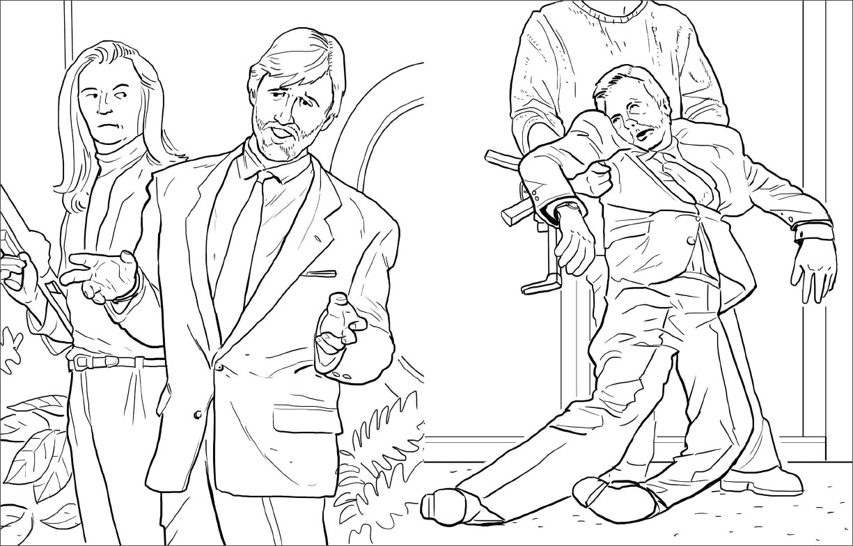 Die hard the coloring book