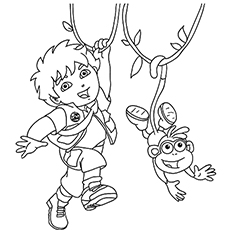 Top free printable diego coloring pages online