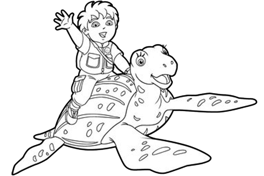 Diego coloring pages overview with all kind of free sheets