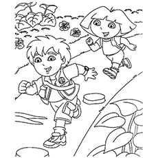 Top free printable diego coloring pages online