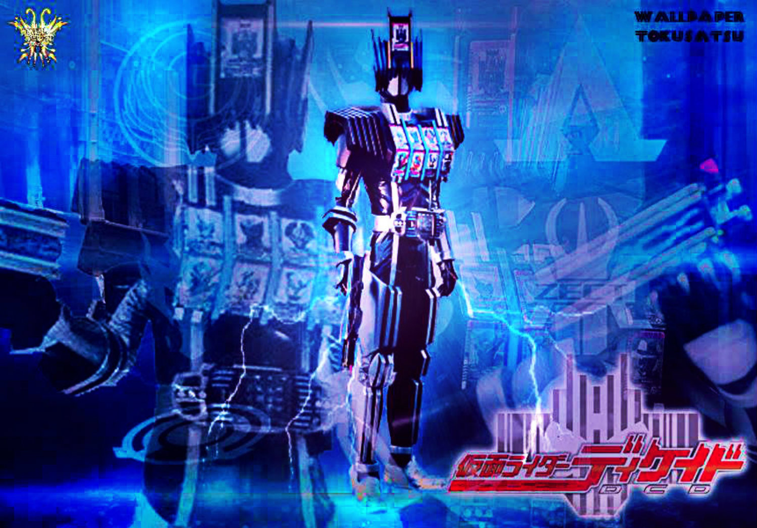 Kamen rider diend plete form wallpaper by haule on