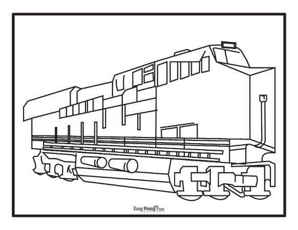 Printable train coloring pages â sheets to color