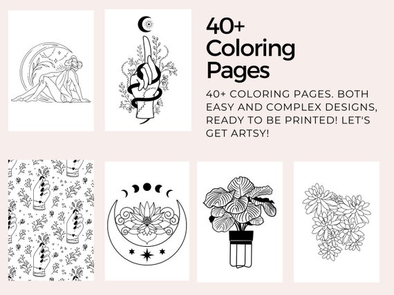 Adult coloring pages printable coloring pages designs easy coloring pages and difficult coloring pages bined