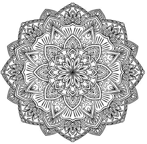 This gallery contains difficult but not too much mandala coloring pages little details â mandalas zum ausdrucken mandala ausmalen mandala malen anleitung