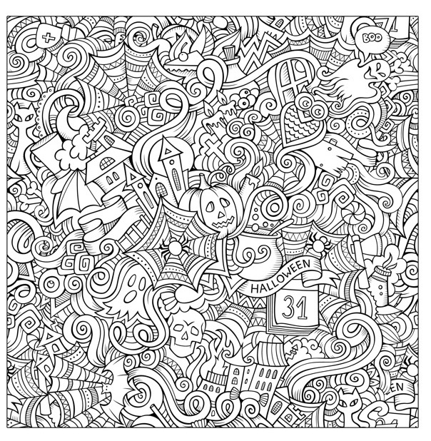 Fun free printable halloween coloring pages