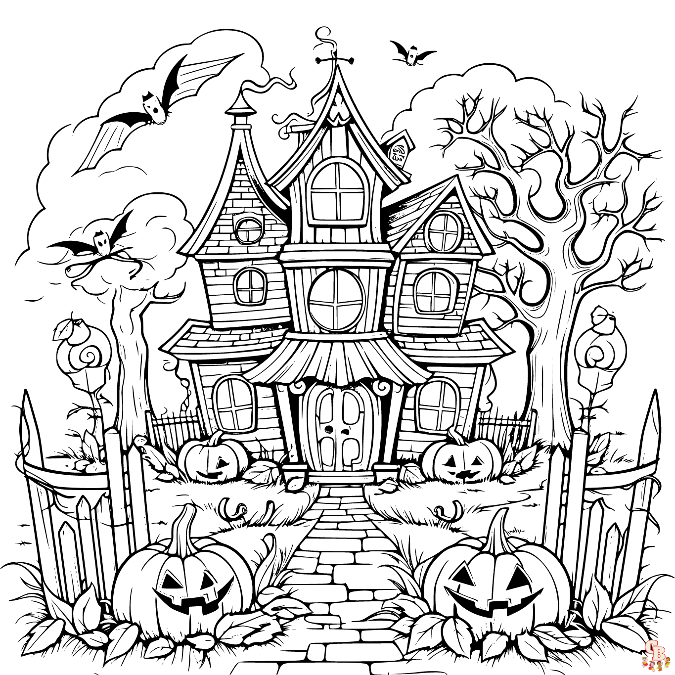 Halloween coloring pages to print for kids