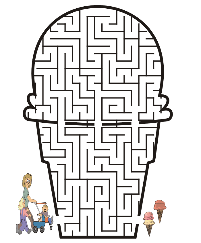 Printable mazes