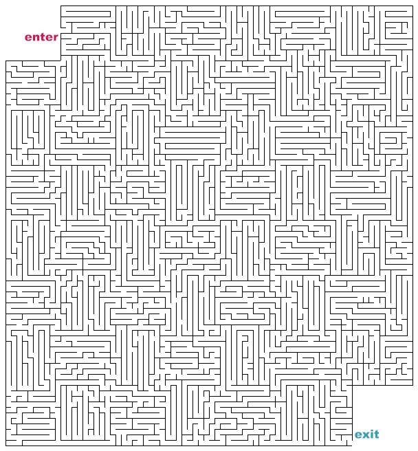 Mazes to print