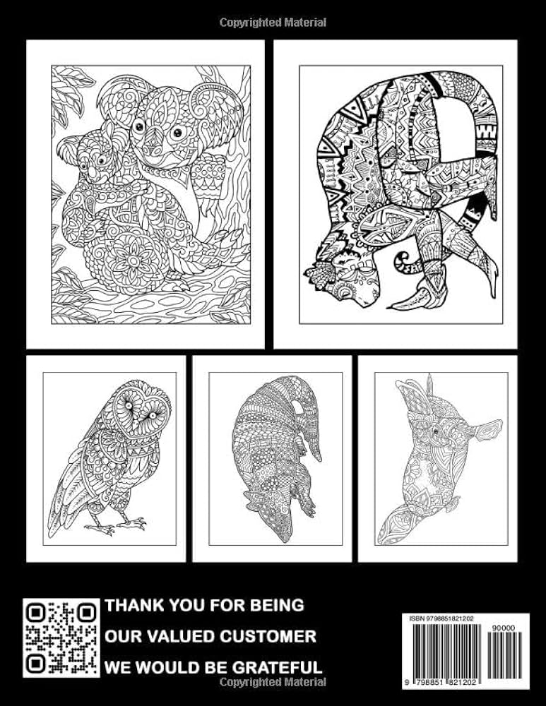 Nocturnal animals coloring book favorite animals coloring pages a variety of difficulties for whatever your minds needs lm your stress and ignite your imagination robbins stacey books