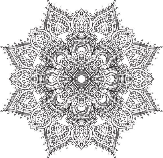 Mandala coloring pages adult coloring sheet printable coloring page grown up coloring printable art color anti