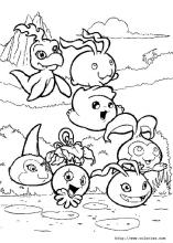 Digimon coloring pages on coloring