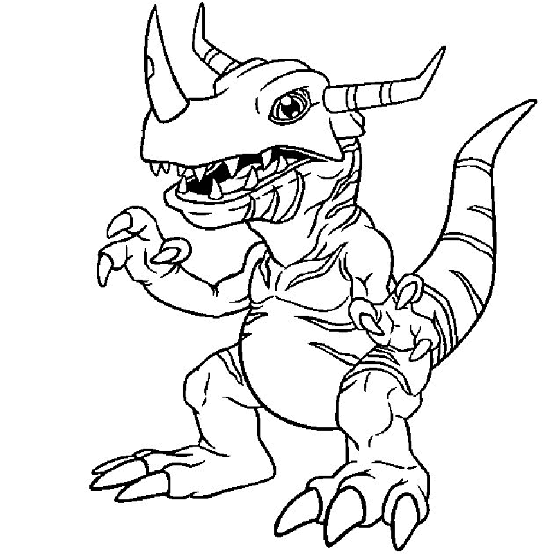 Digimon coloring pages printable for free download