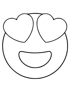 Free printable emoji coloring pages for adults and kids