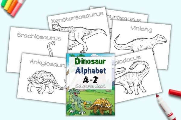 Dinosaur alphabet a