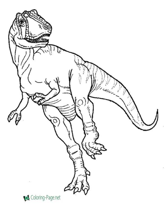 Dinosaurs coloring pages