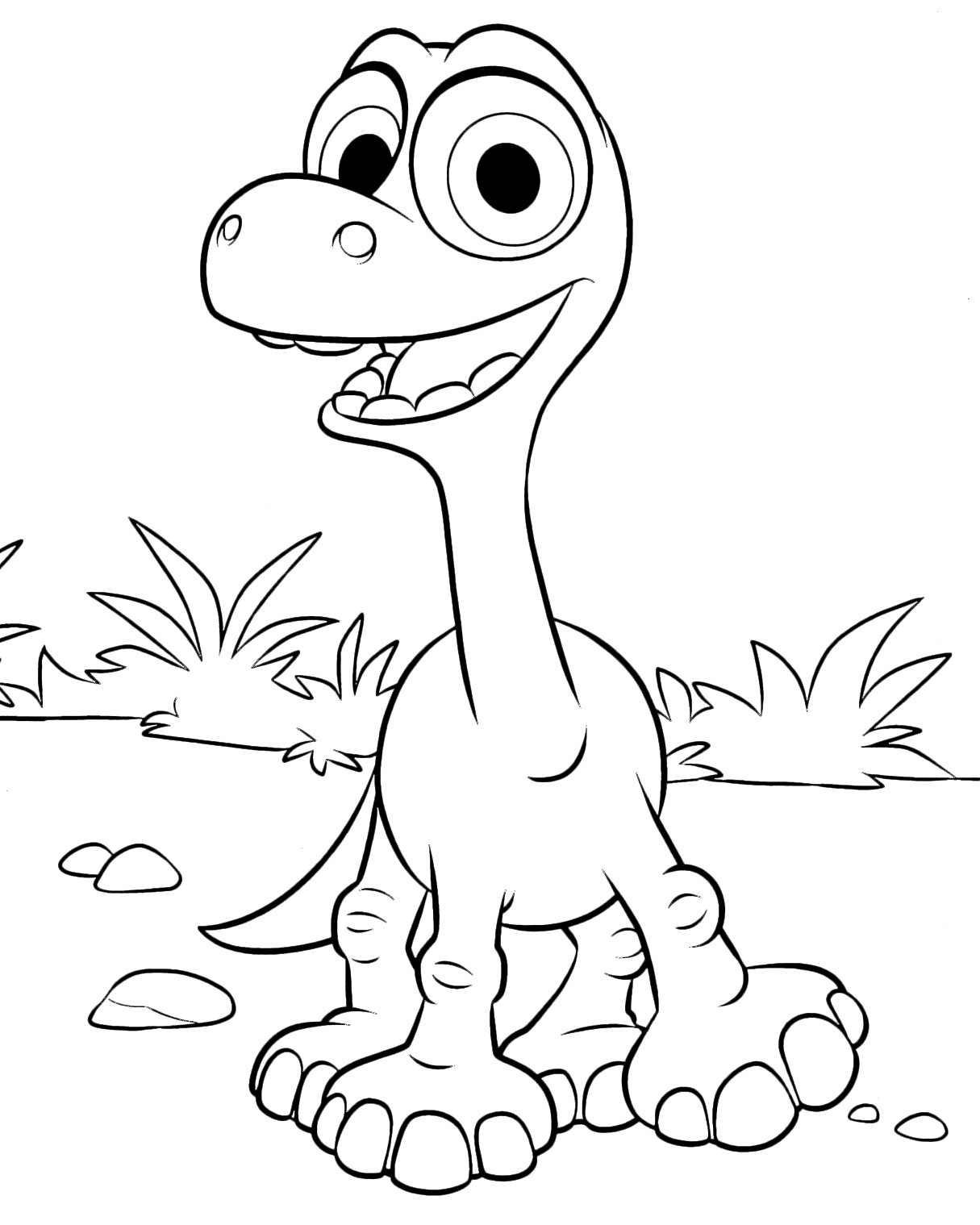 The good dinosaur coloring pages printable for free download