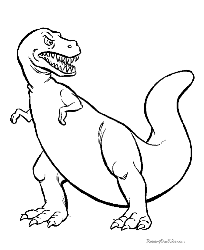 Dinosaurs coloring pages printable for free download