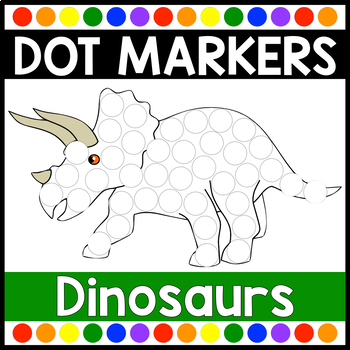 Dinosaur dot marker tpt