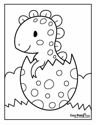 Dinosaur coloring pages