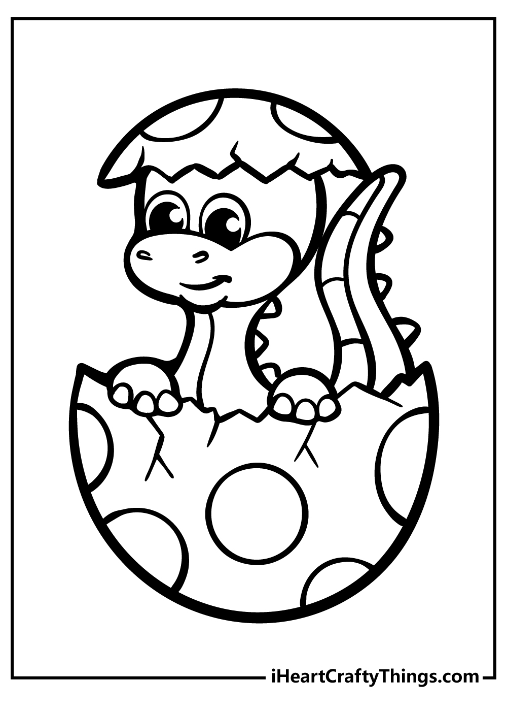 Baby dinosaur coloring pages free printables