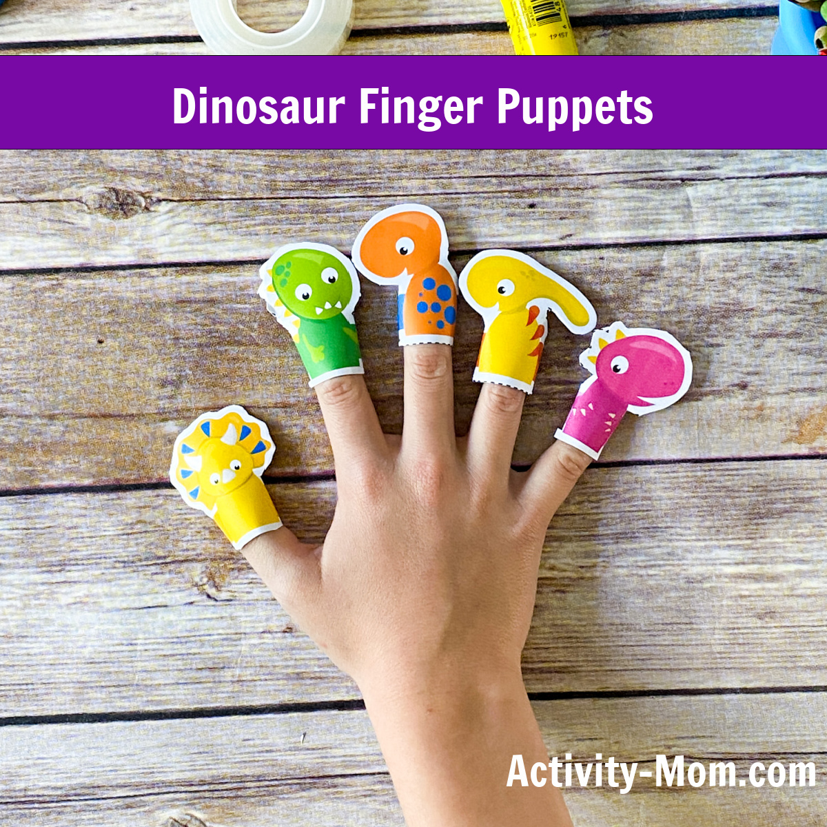 Finger puppets for kids free printable