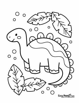 Dinosaur coloring pages