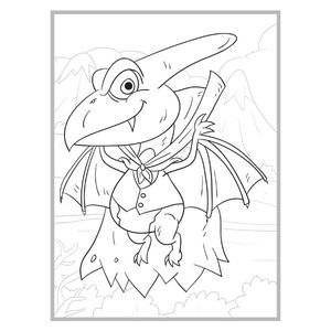 Dino halloween book kids monster coloring pages with illustrations of spooky cute dinosaurs in fun creative costumes lancing tracee b books
