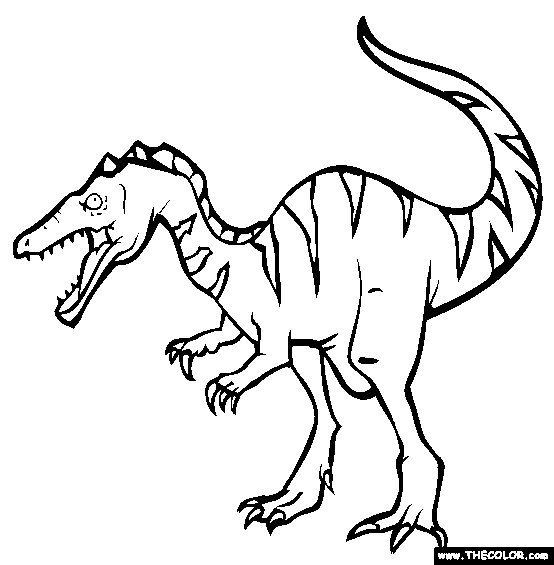 Dinosaur online coloring pages