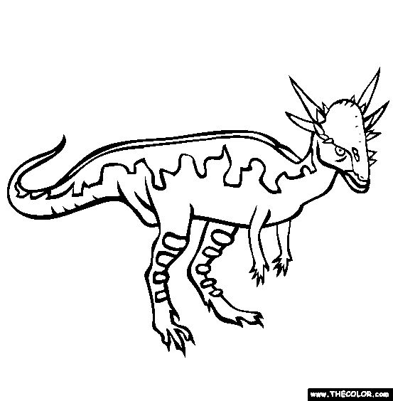 Stygimoloch coloring page free stygimoloch online coloring super coloring pages coloring pages dinosaur coloring pages