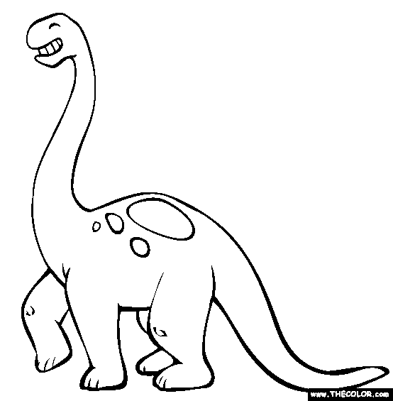 Dinosaur online coloring pages