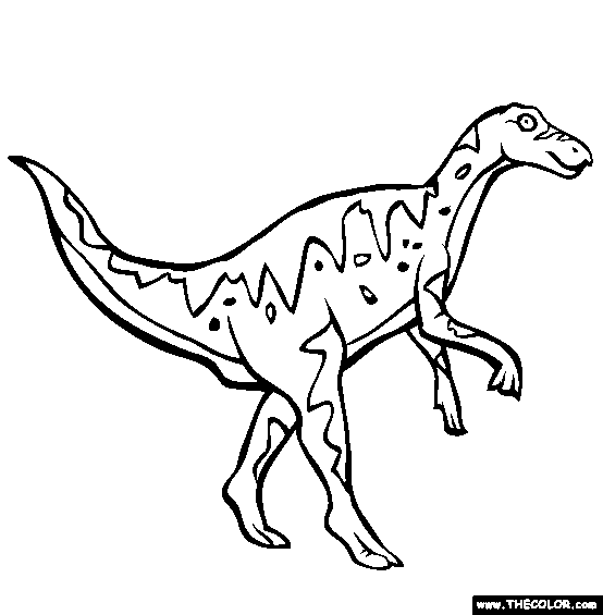 Dinosaur online coloring pages