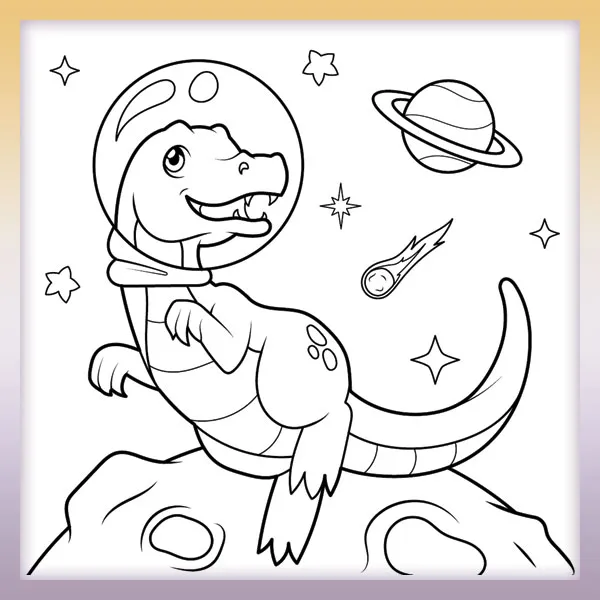 Dinosaur in space â