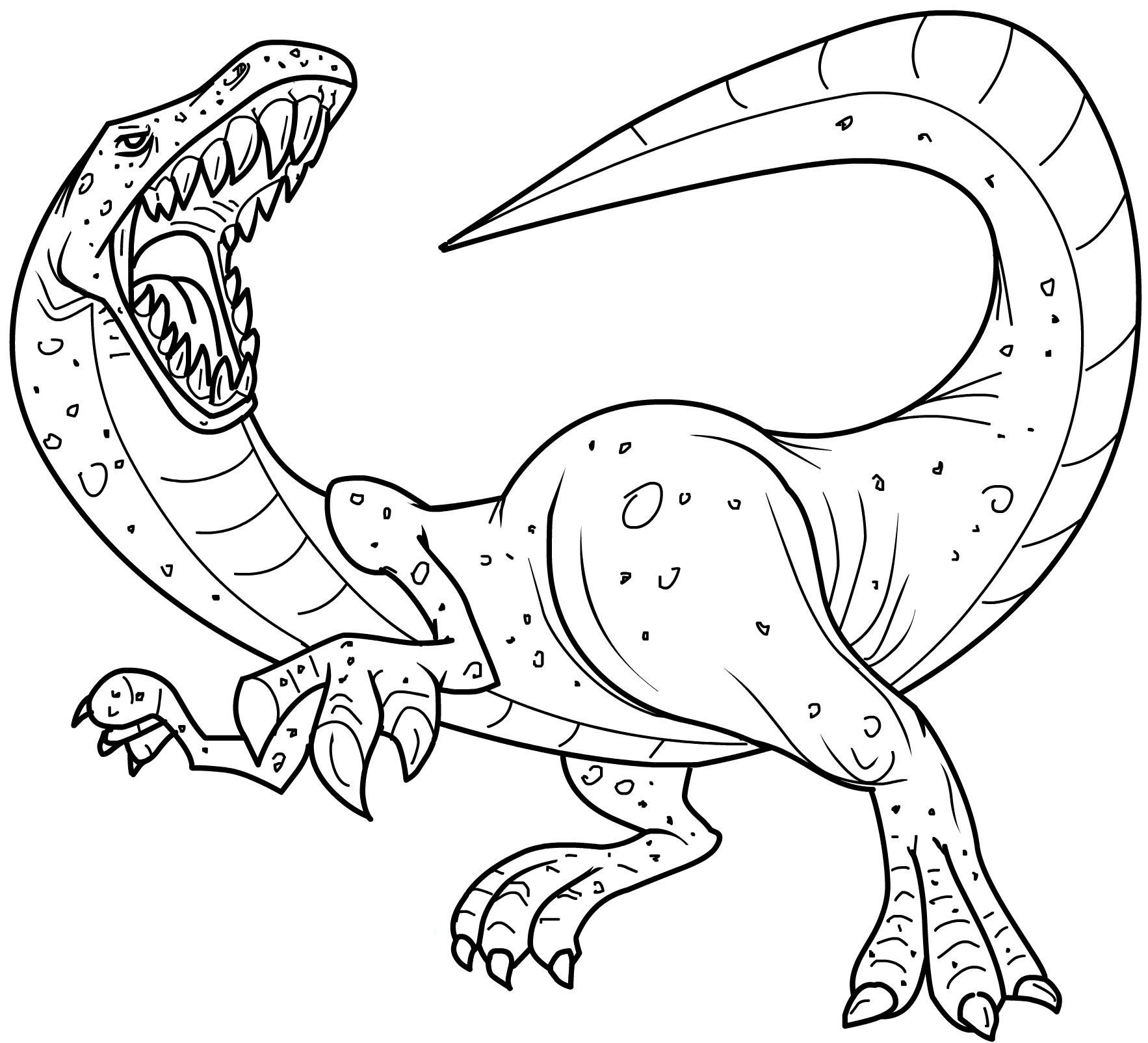 Free printable dinosaur coloring pages for kids