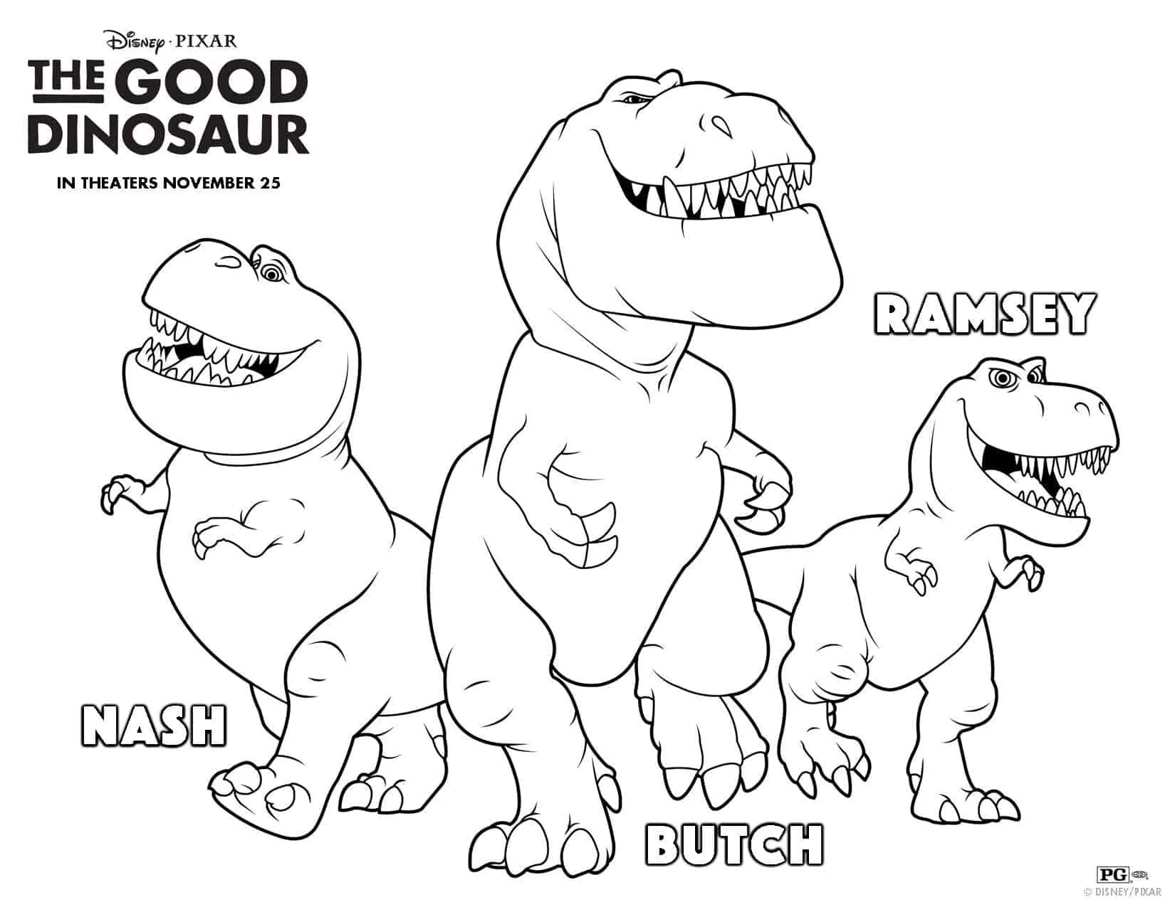 The good dinosaur pumpkin stencil and activities