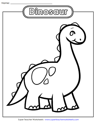 Dinosaur worksheets