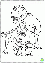 Dinosaur train coloring pages colouring dino train